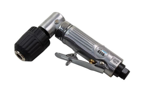 US PRO Air Angle Drill 3/8" Keyless Chuck Drilling Tool Right Angled 8214