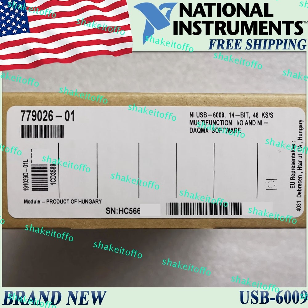 National Instruments USB-6009 Data Acquisition Card NI DAQ Multifunction USstock