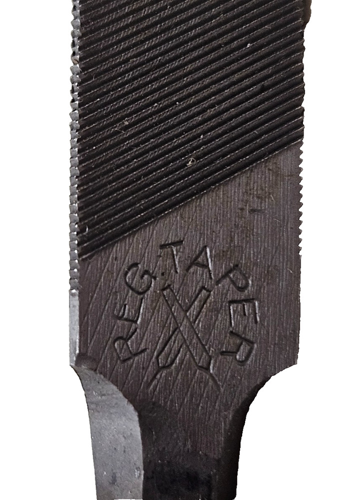 Nicholson 7" Reg Taper File Single Cut Triangular USA MADE New Old Stock