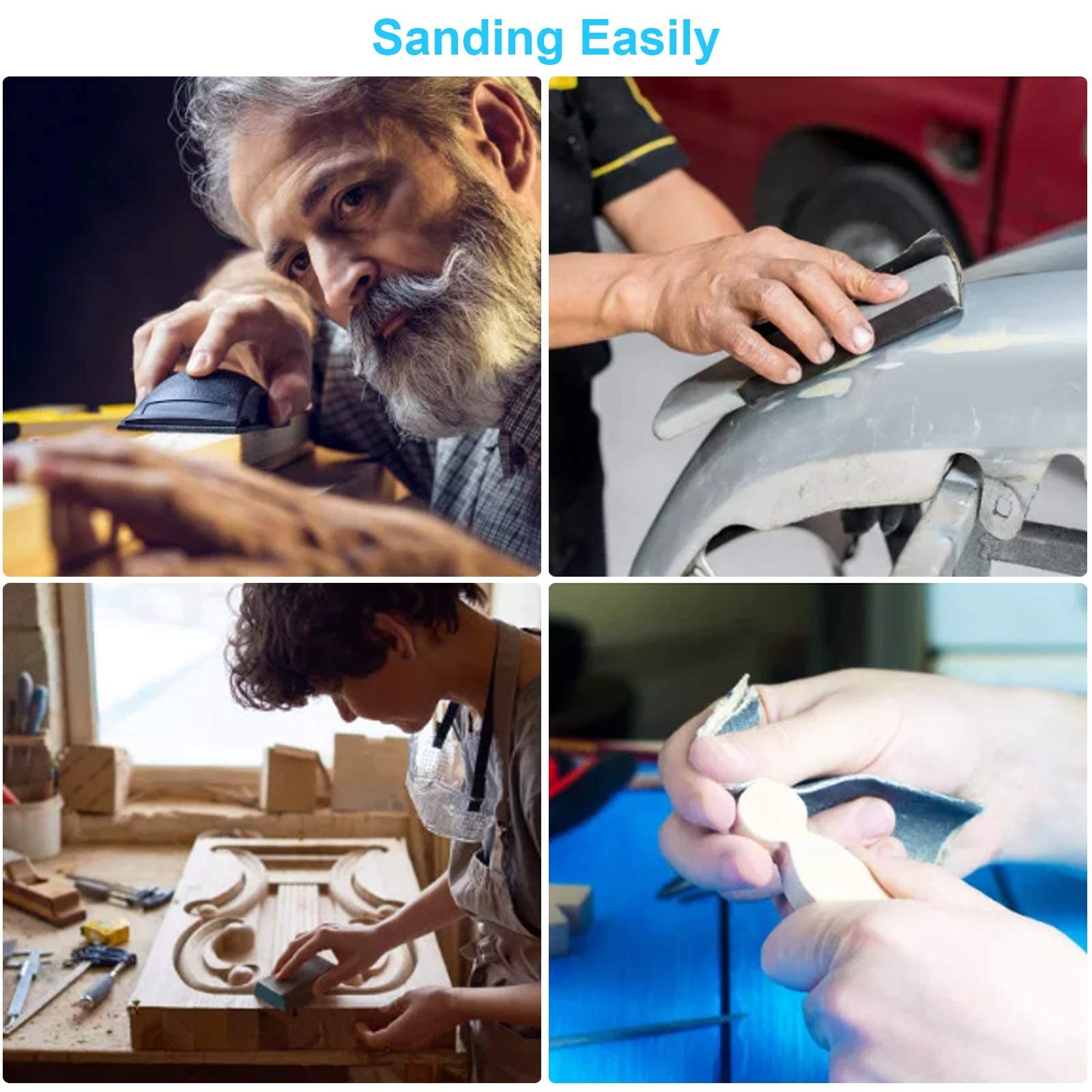 Sand Paper, 48 PCS Sandpaper, 120 to 5000 Assorted Grit Sandpaper Sheets, 9 x...