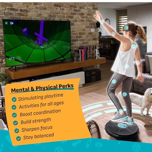 GoBalance Board - App-Enabled Balance Board. Smart Bluetooth GoBalance Play