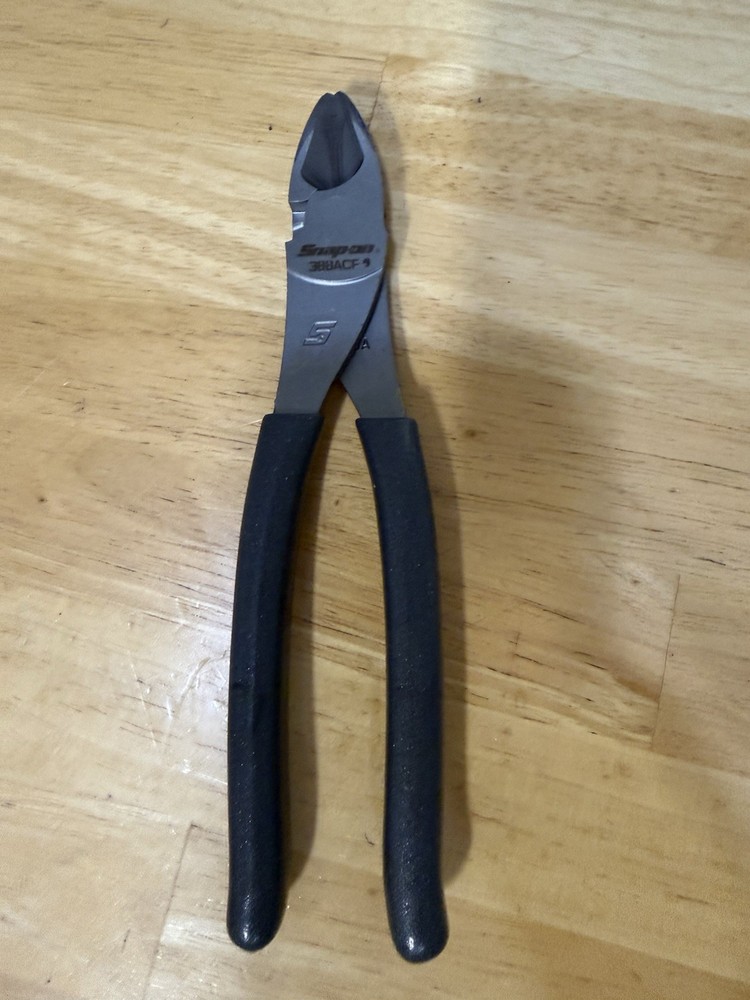 Snap-on Tools NEW DARK TITANIUM 8" High Leverage Diagonal Cutter Pliers 388ACF