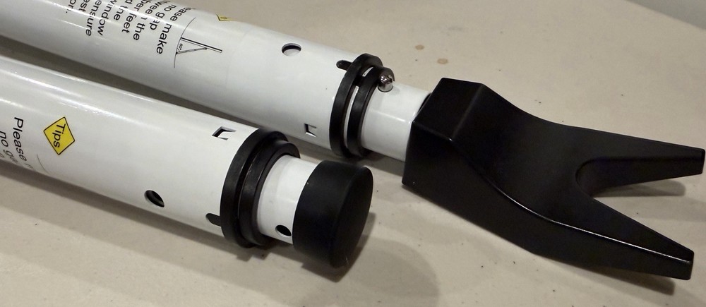 2 Pack Rerishom Door Security Bar, Door Stoppers Security Bar