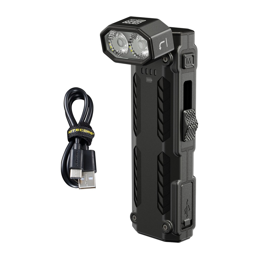 Nitecore EDC09 Swivel Head 1600 Lumen Rechargeable EDC Flat Flashlight