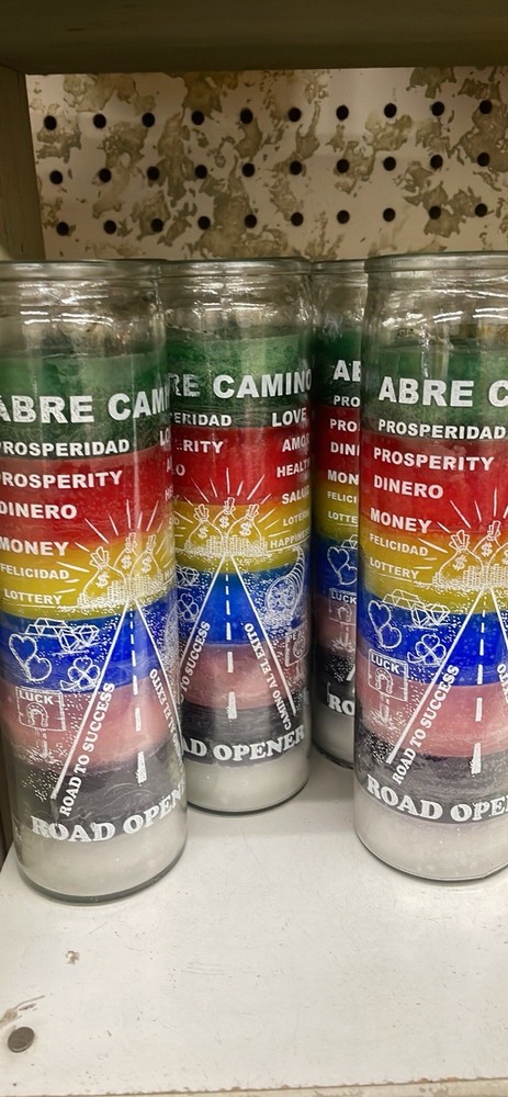 Glass Candle Limpias