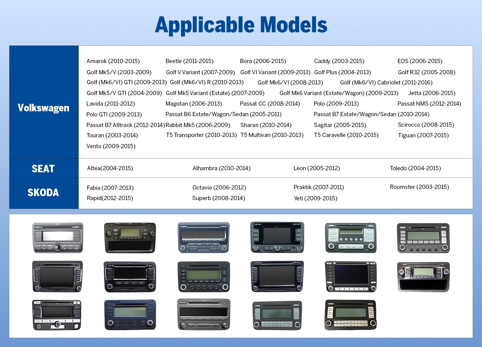 CAM+OBD+9" IPS Android 14 for VW Golf MK6 GTI 2009-2013 CarPlay Car Stereo Radio