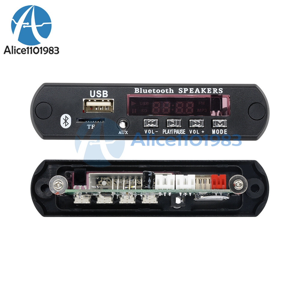 Bluetooth 4.1 Car MP3 WMA Decoder Board with Remote Control AUX TF USB FM Radio