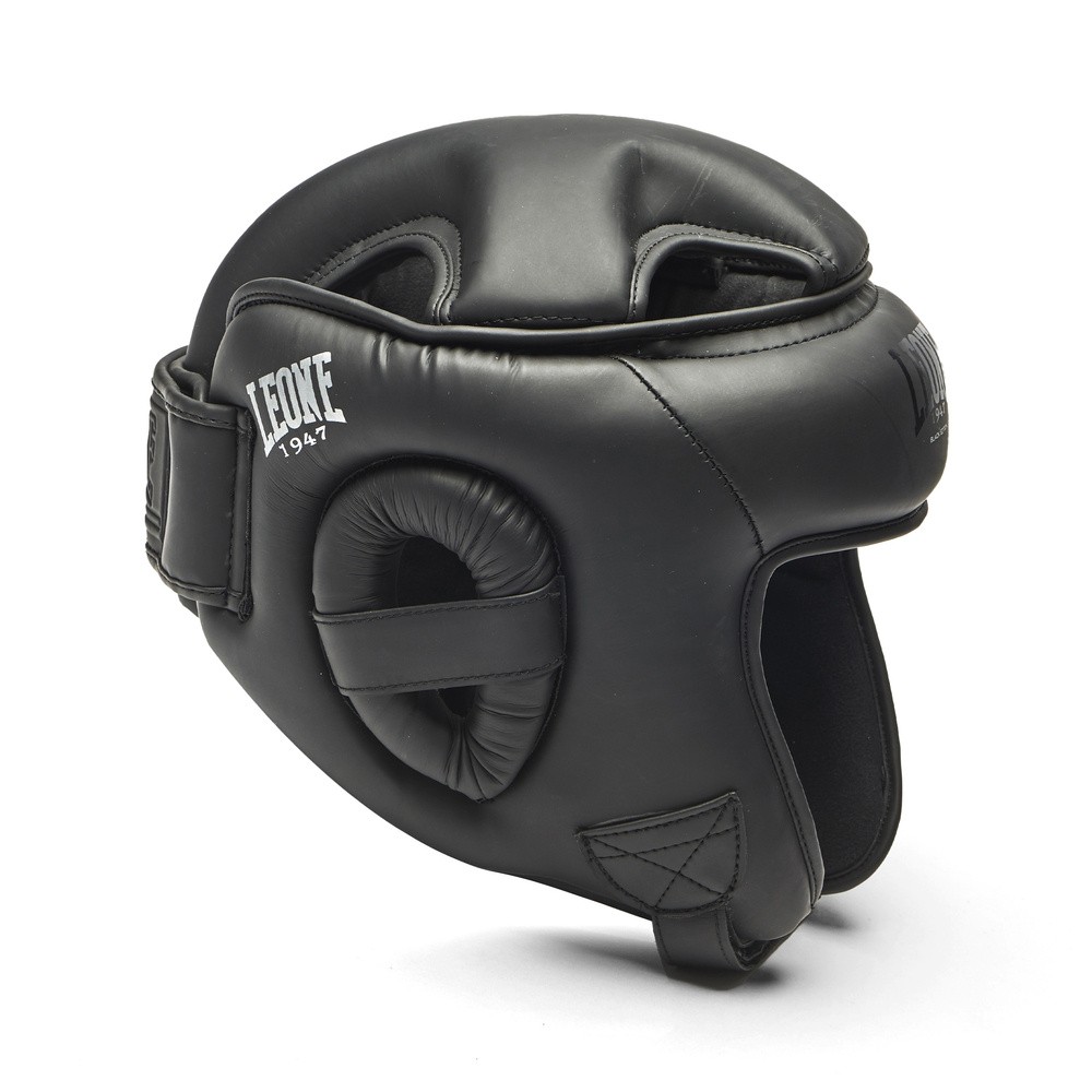 Leone1947 Sparring Boxing Helmet with Shock Padding Black Edition