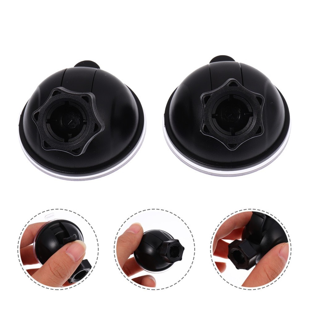 2 Pcs Vehicle Suction Cup Mount Replacement Part Bracket for Dash Cam