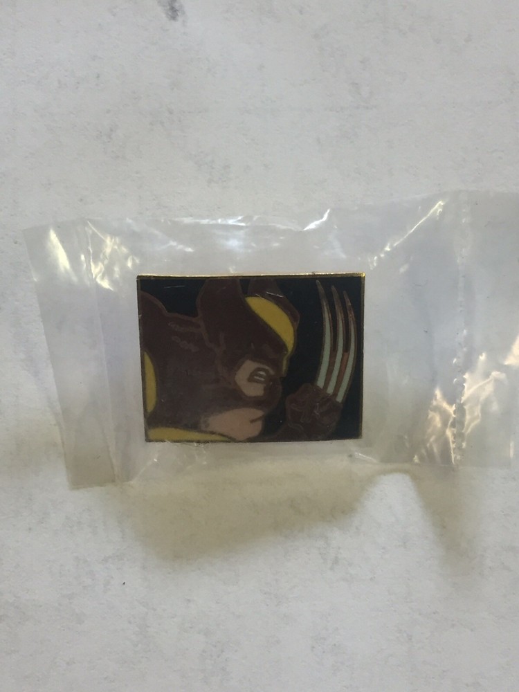 Marvel Planet Studios Wolverine Cloisonne Pinback - sealed 1989