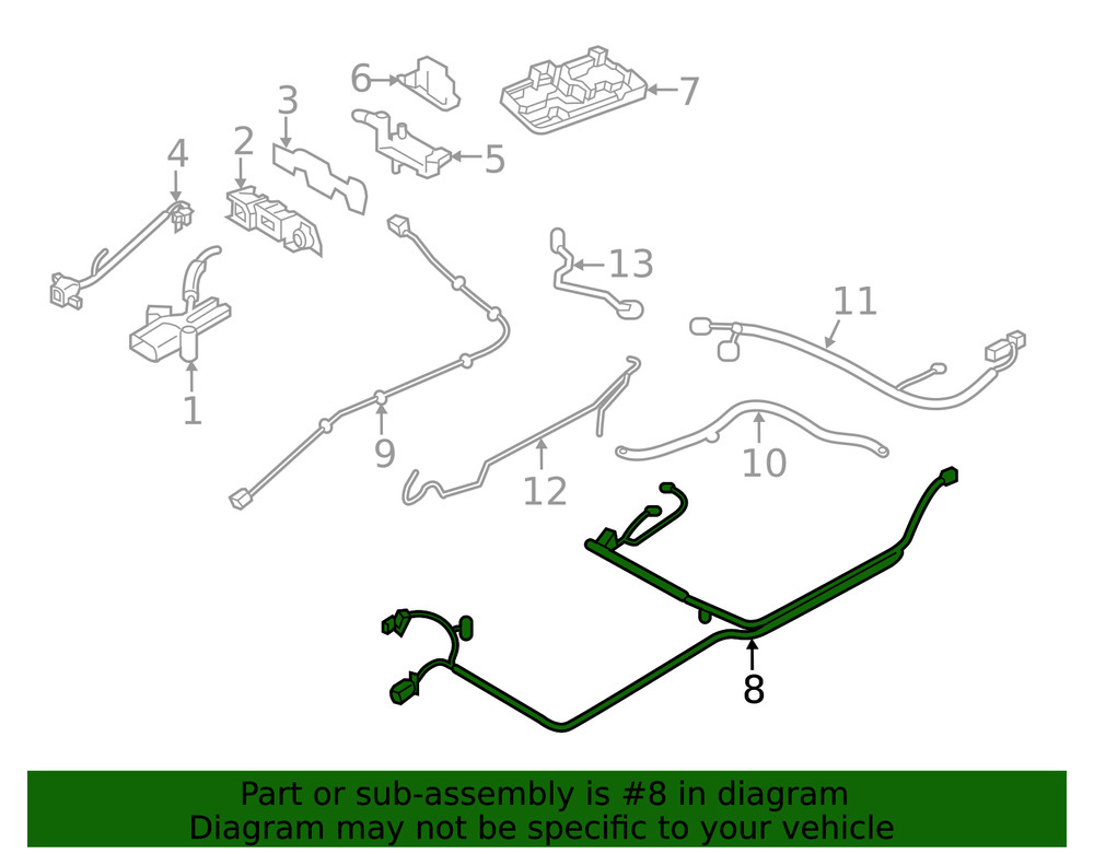 Genuine Nissan Control Cable 295J2-5SA0A