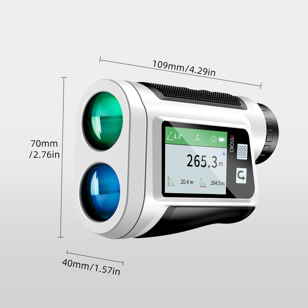 Professional Golf Laser Rangefinder Slope Meter Precise Shot 600m