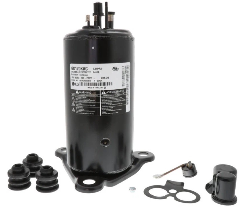 LG GK120KAC Rotary Compressor 12,000 BTU | 208-230V | R410A | PTAC AC