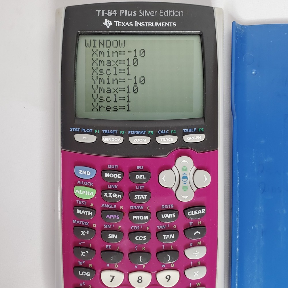 TI-84 Plus Silver Edition Graphing Calculator Texas Instruments Purple