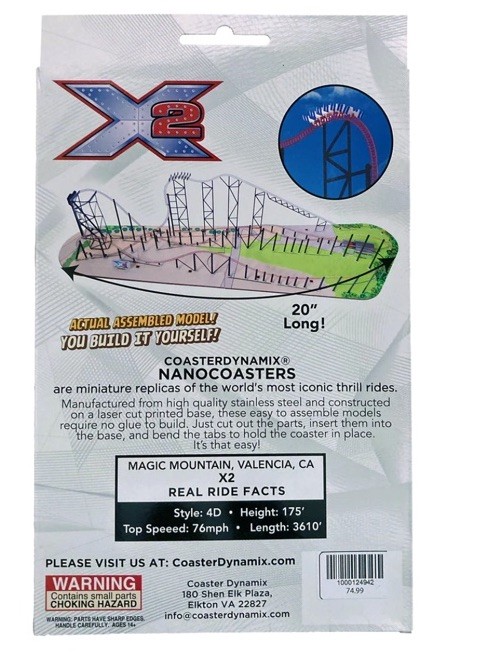 Six Flags Magic Mountain X2 Nanocoaster Plus