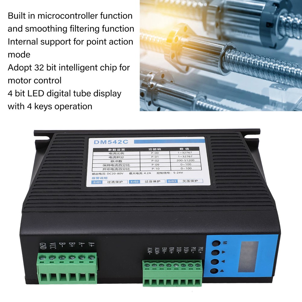 Digital 57 86 Stepper Motor Driver Filter Function Stepper Motor Controller DC