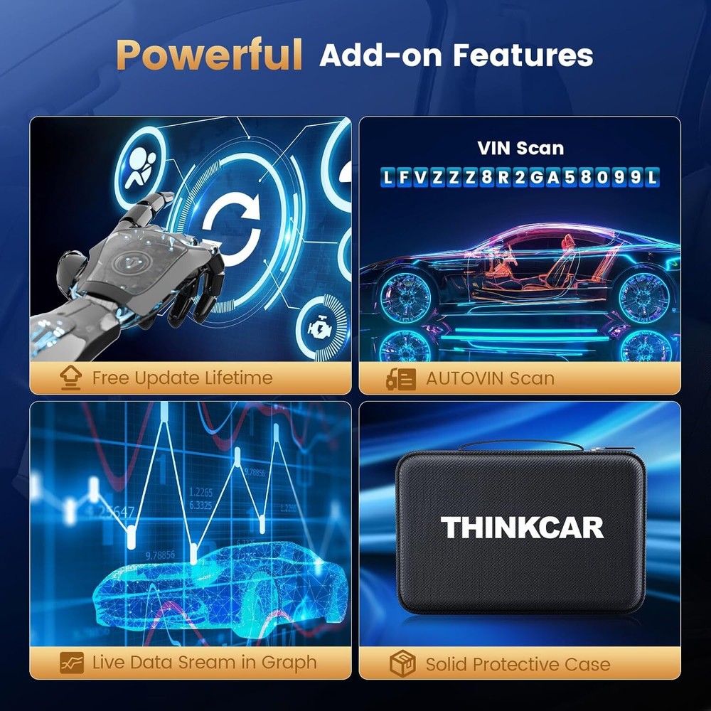Thinkcar 689 Full Systems Auto Diagnostic Scanner Tool CANFD & DOIP Active Test