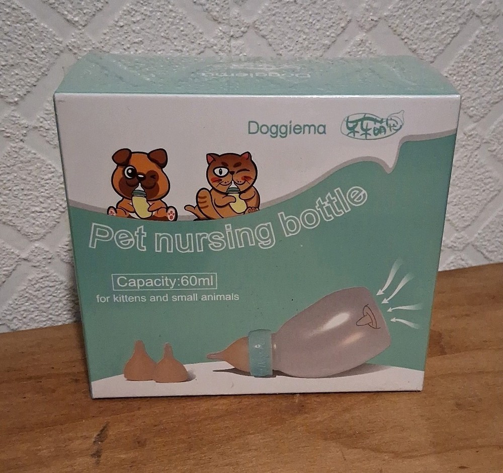 New, Doggiema Pet Nursing Tilted Bottle, 60ml