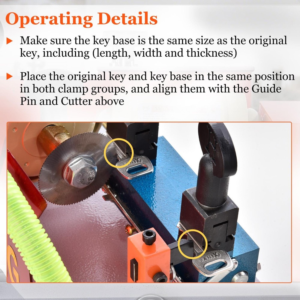 Key Cutting Duplicating Machine Cutter Car Key Copier Locksmith Tools
