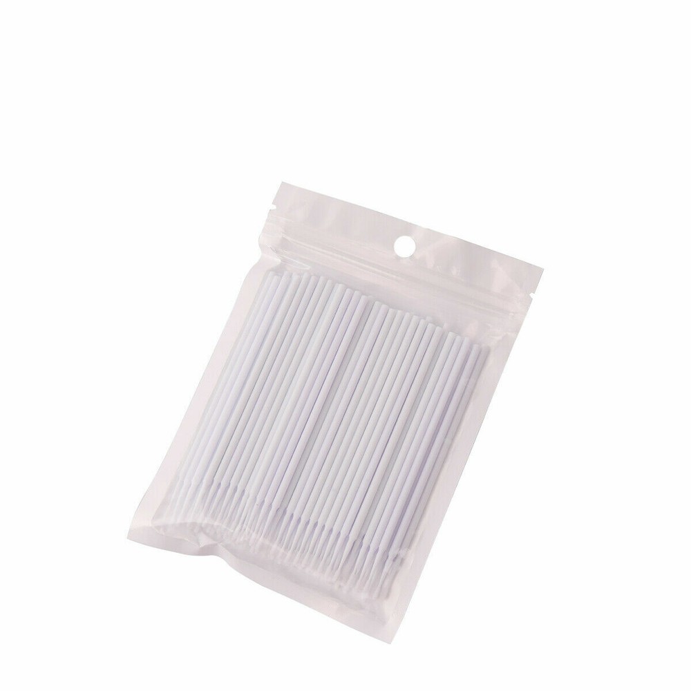 400 Pcs Dental Disposable Micro Applicator Brush Bendable 2.5mm Blue Regular