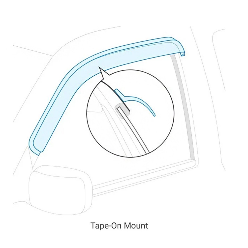 AVS Ventvisor Front Window Deflectors Visors for 89-98 Sidekick Tracker 2-Dr 2Pc