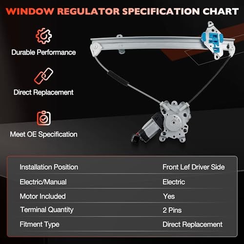 MR573877 Power Window Regulator and Motor Assembly Front Left Driver Side