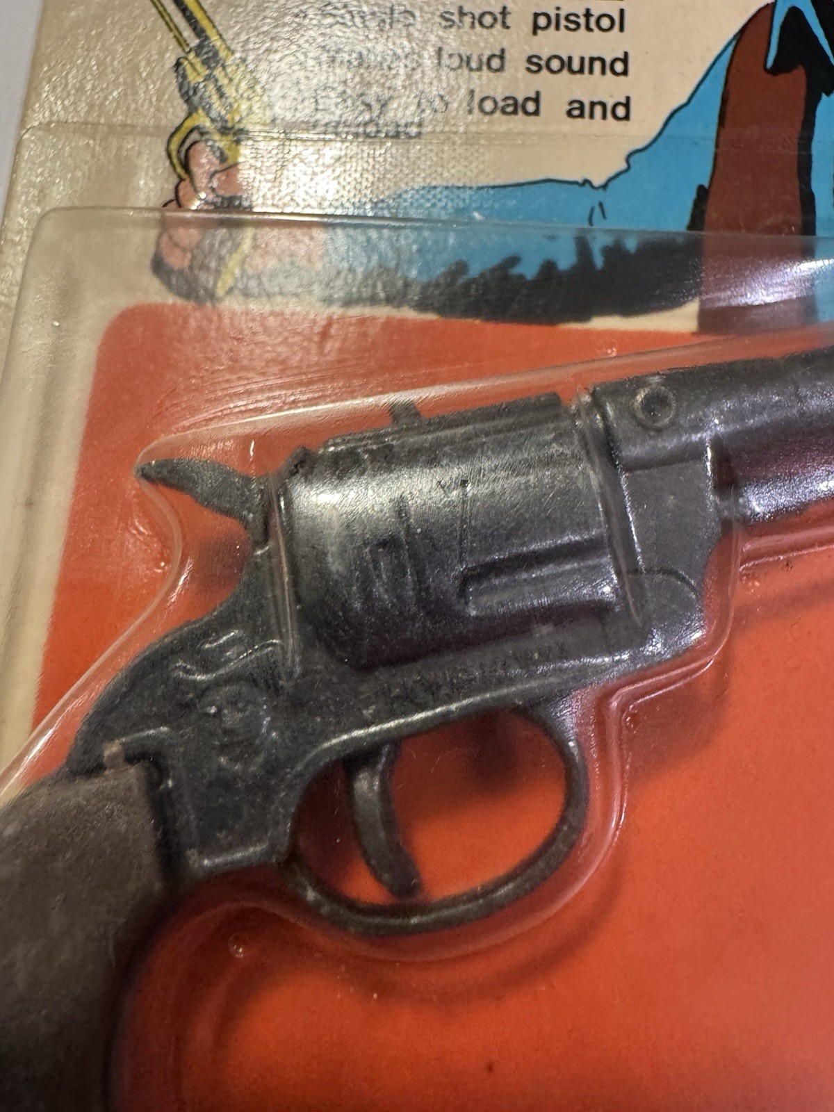 Vintage Die Cast Cowboy Cap Toy Hong Kong MOC Carded No.5003 Toy