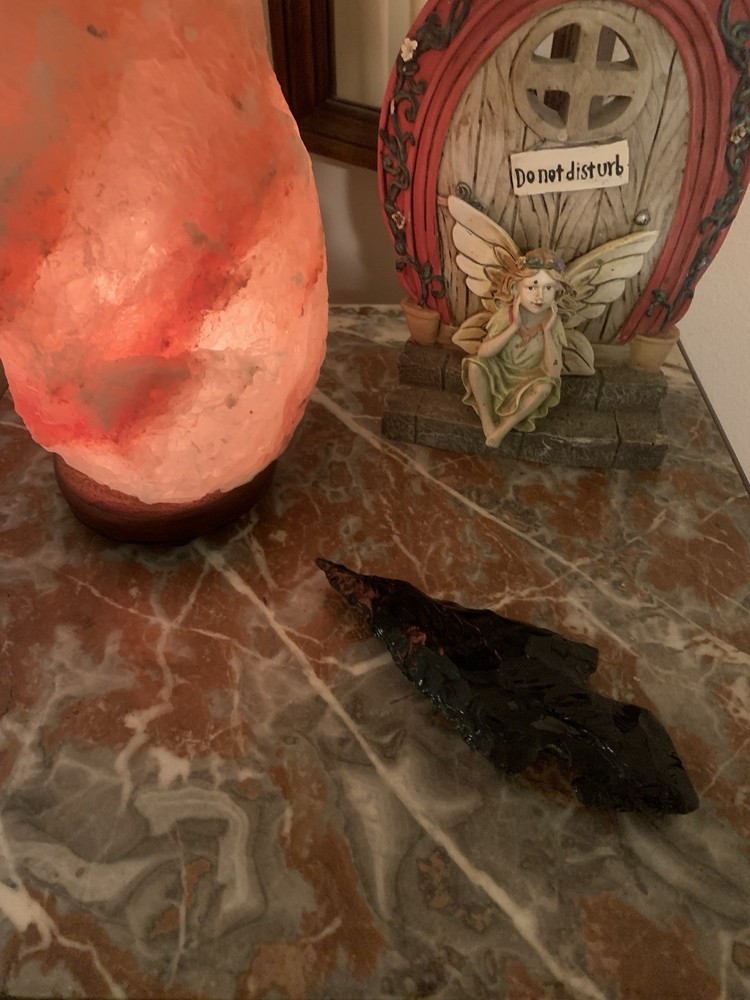 Black Obsidian 6 Inch Arrowhead