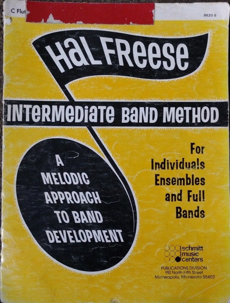 Intermediate Band Method Hal Freese For Bands & Individuals C Flute