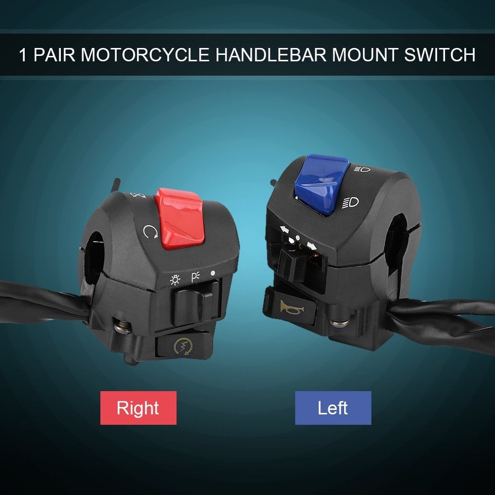 Complete Motorcycle Handlebar Control Kit Universal Fit with Turn Popular