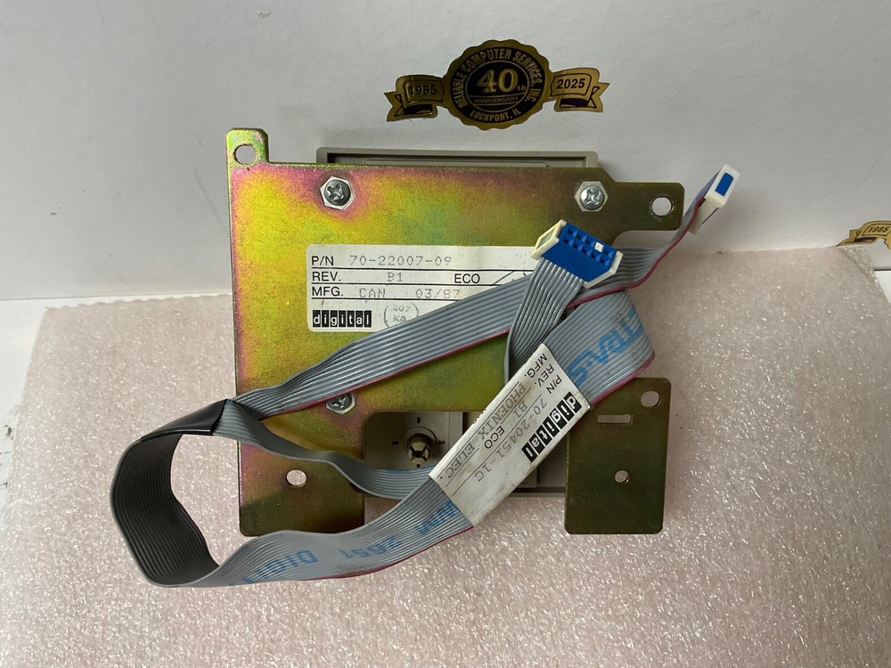 DEC Digital Equipment 70-22007-09 Limited Function 2 button Control Panel cable