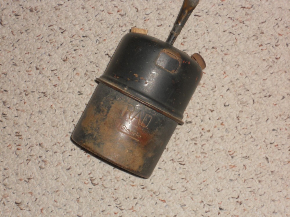 WW II German carbide bunker lamp,Reimann-nice!