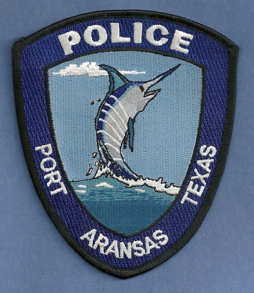 PORT ARANSAS TEXAS POLICE SHOULDER PATCH