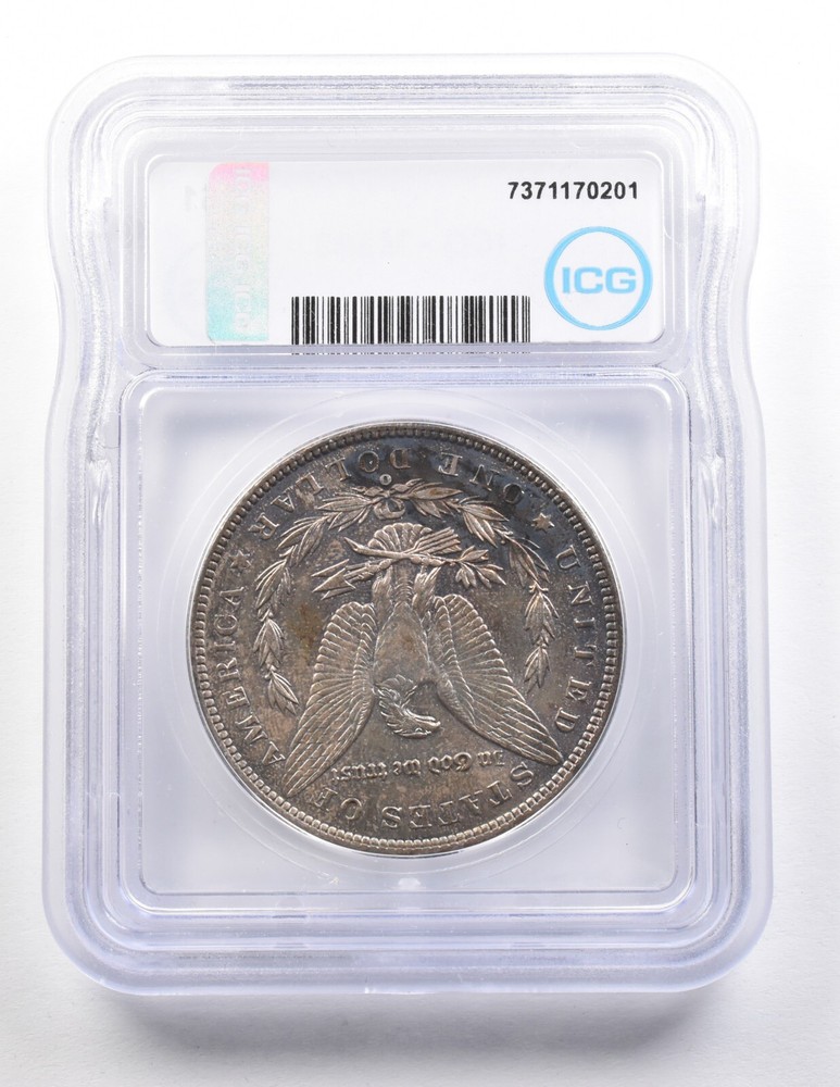 1900-O Morgan Silver Dollar MS63 ICG Tone Reverse *3715