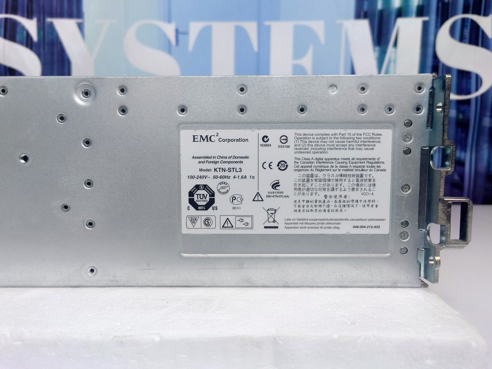 EMC VNX 15 Bay Disk Enclosure Disk Array - Dual Controllers - KTN-STL3 NO HDD