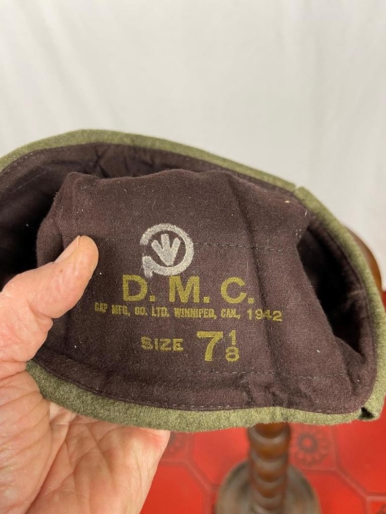 WW2 Canadian Brill Cold Weather Hat CAP DATED 1942 MINT CONDITION