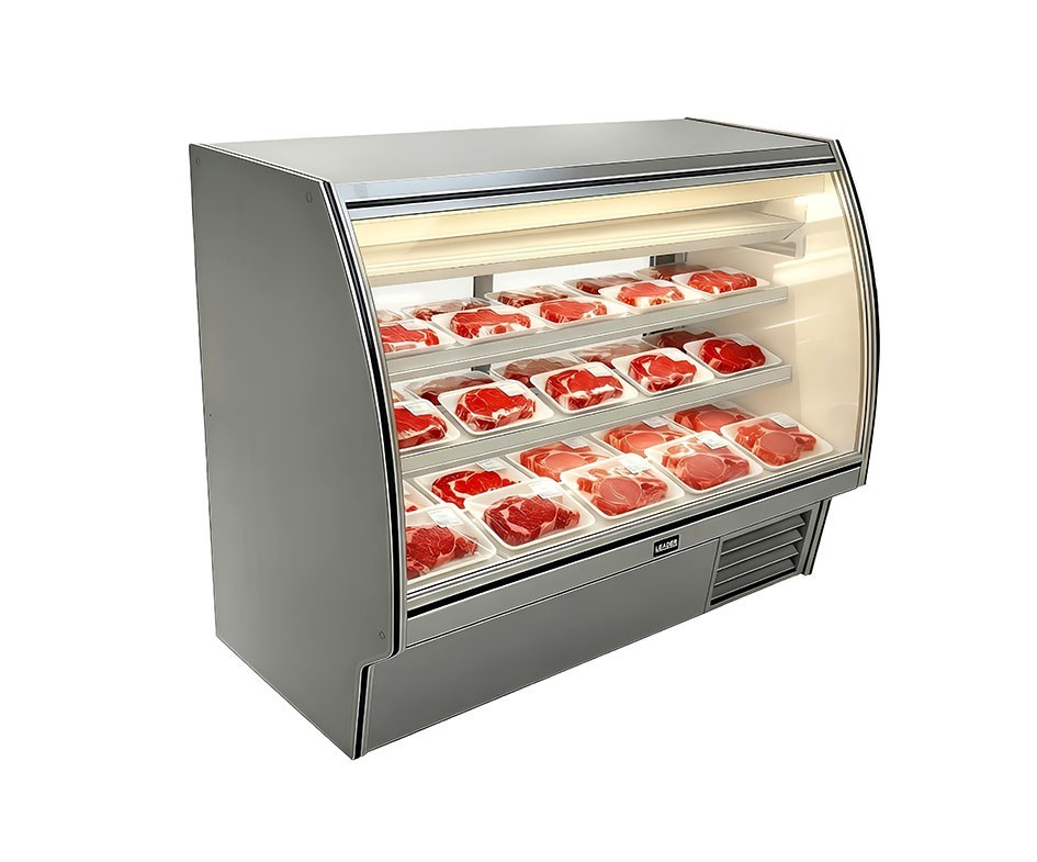 Leader 72" Curved Glass High Deli Case