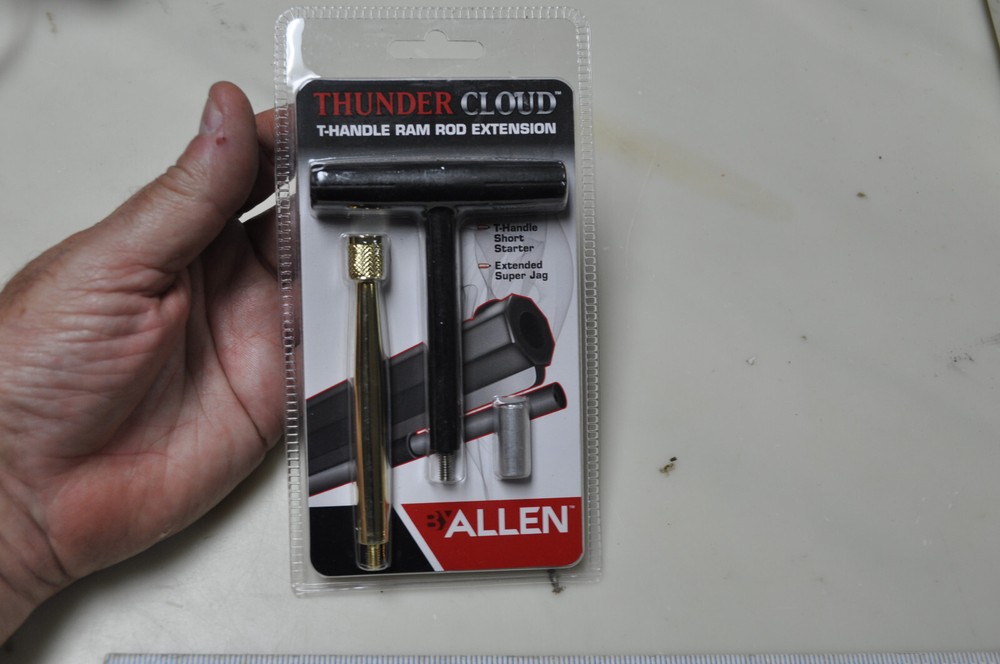 T-HANDLE RAM ROD EXTENSION Black Powder Muzzleloader Thunder Cloud 87112A