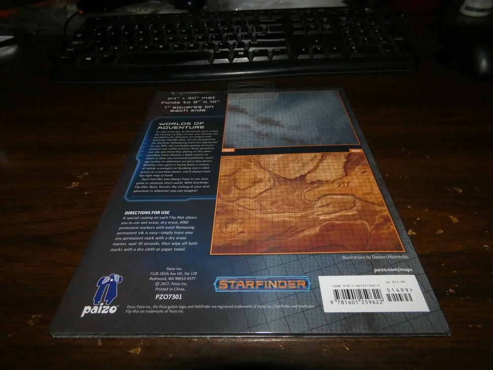 Pathfinder: Starfinder: Flip-Mat: Basic Terrain: Sealed