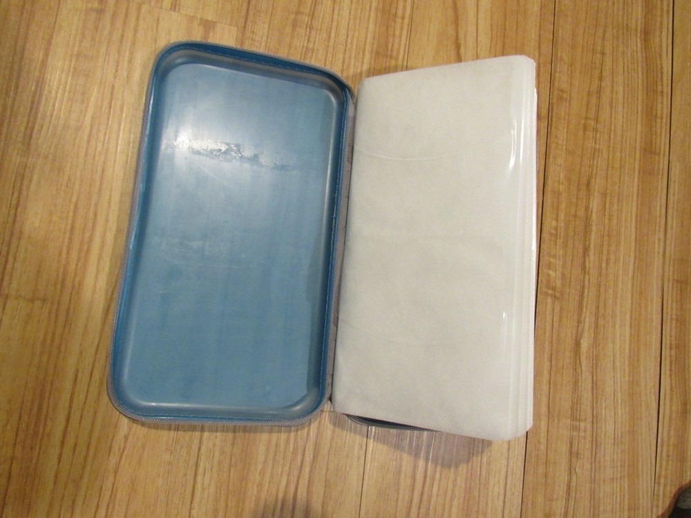 Blue DVD/CD Holder case/Holds 48