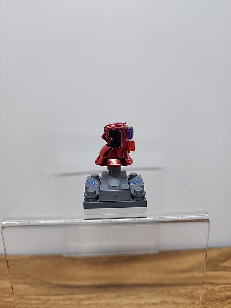 Red Metallic Gauntlet Custom Minifigure Brand New