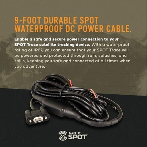 Spot Trace Satellite GPS Tracker w/DC Cable Globalstar Subscription