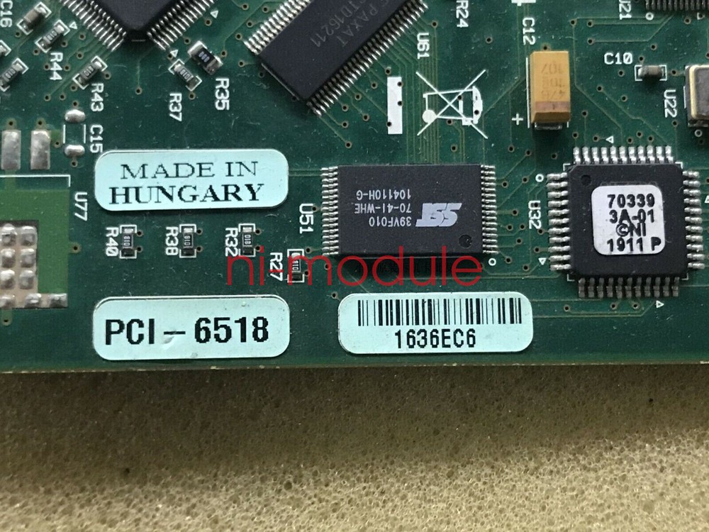 NI PCI-6518 16 inputs, 16 source outputs The test is normal!