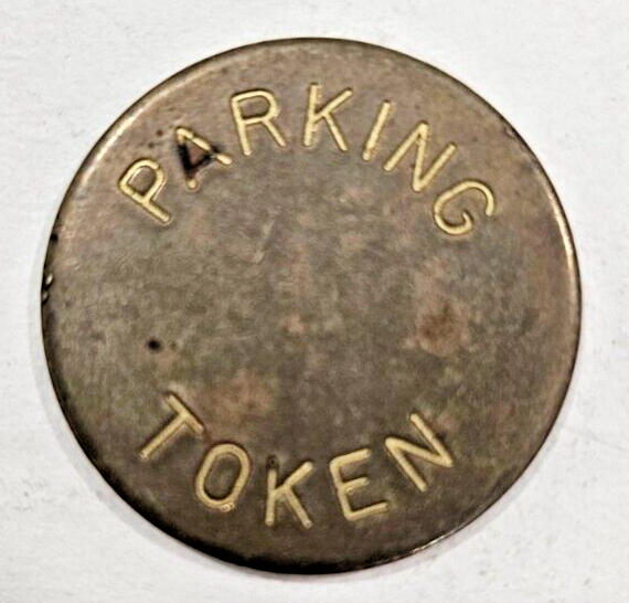 UCLA A VINTAGE PARKING TOKEN PASS BRASS