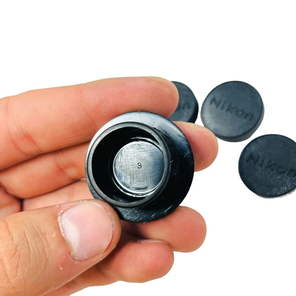 10 pcs Mixed Microscope Objective Turret Dust Cap Covers Nikon and Other Brands