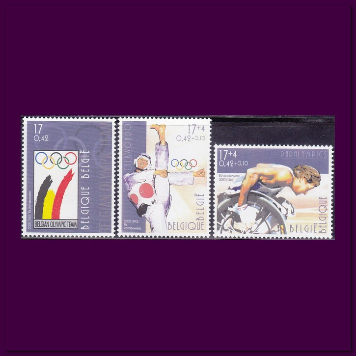 Belgium 2000 (2908-2910) Mint never Hinged