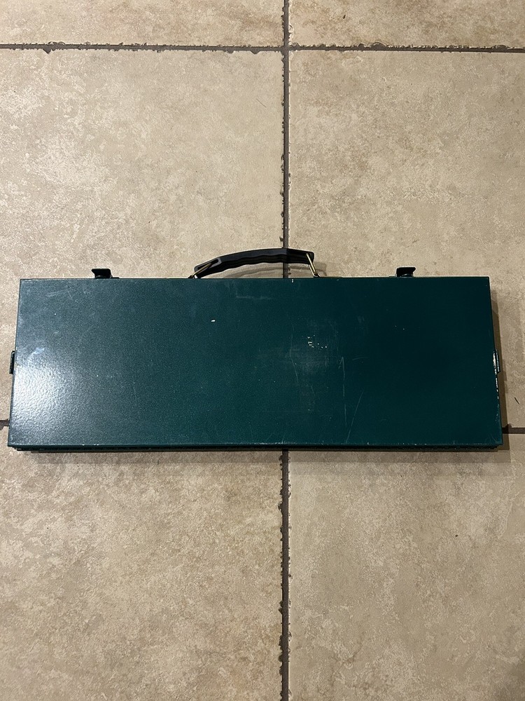 1994 Lab Lock Pin Large Set Green Metal Case