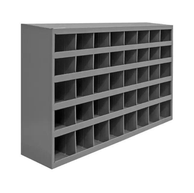 Metal 40-Hole Storage Bolt Bin Cabinet for Nuts, Bolts, Screws