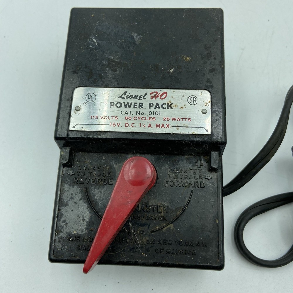Lionel HO Power Pack No 0101 Transformer - Untested