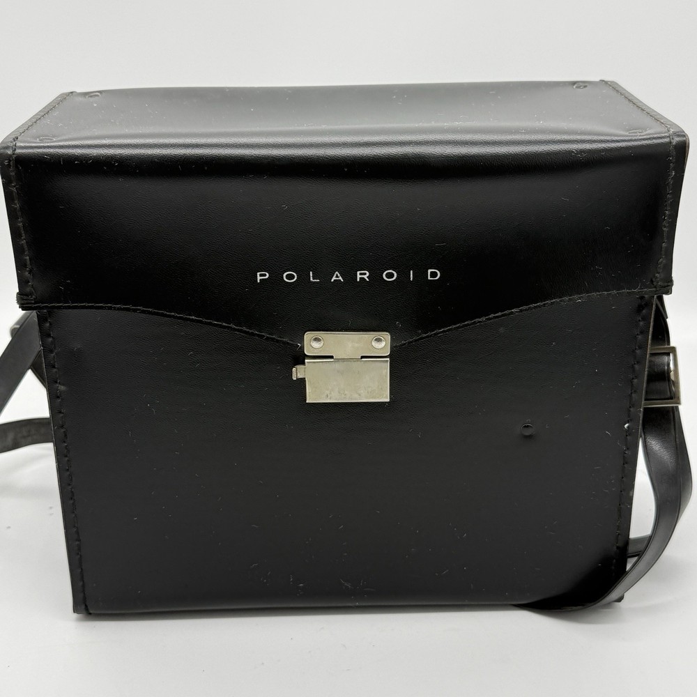 Polaroid Automatic 250 Land Camera Vintage With Flash Case & Accessories As-Is